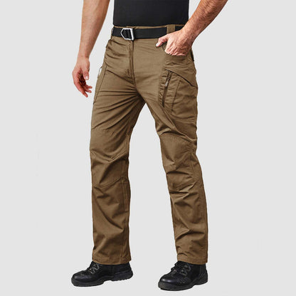 7-Packs Men's Tactical Pants with 9 Pockets Rip-Stop Work Hiking Pants