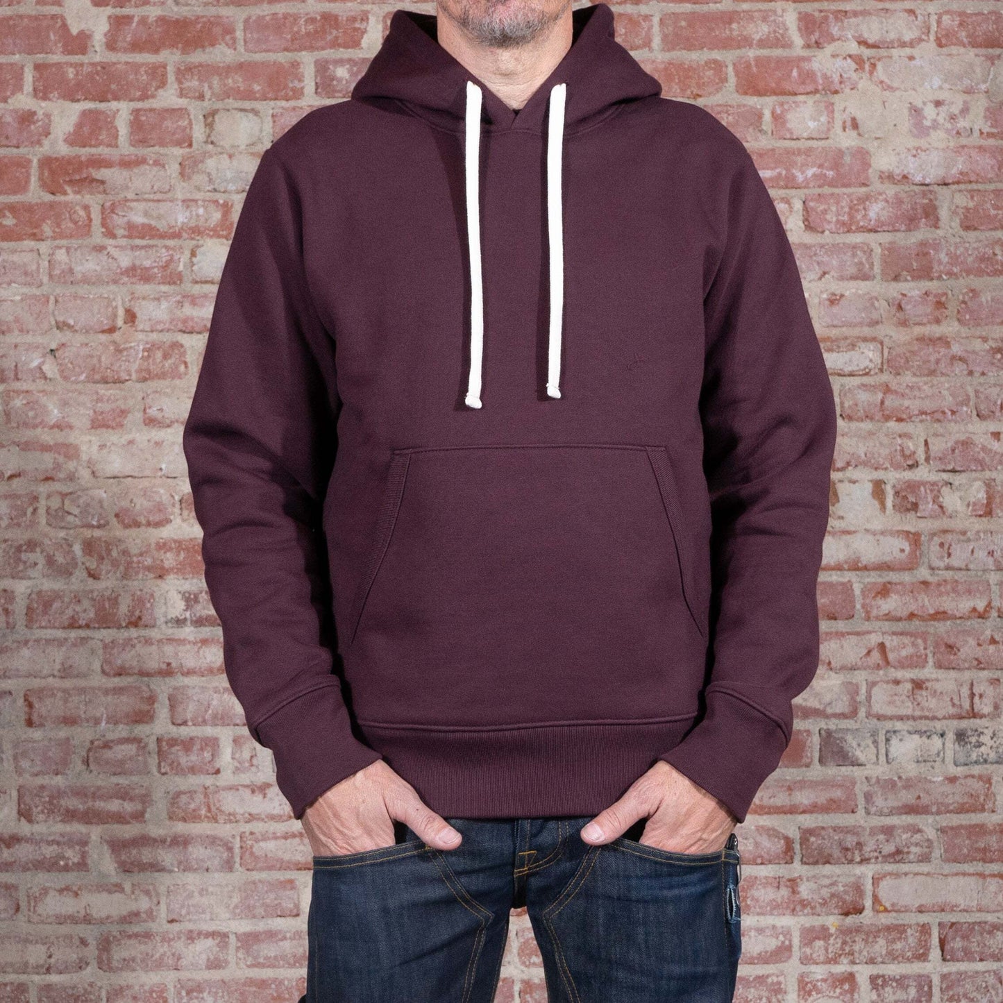 BNAGEROW - PULLOVER HOODIE - Oxblood