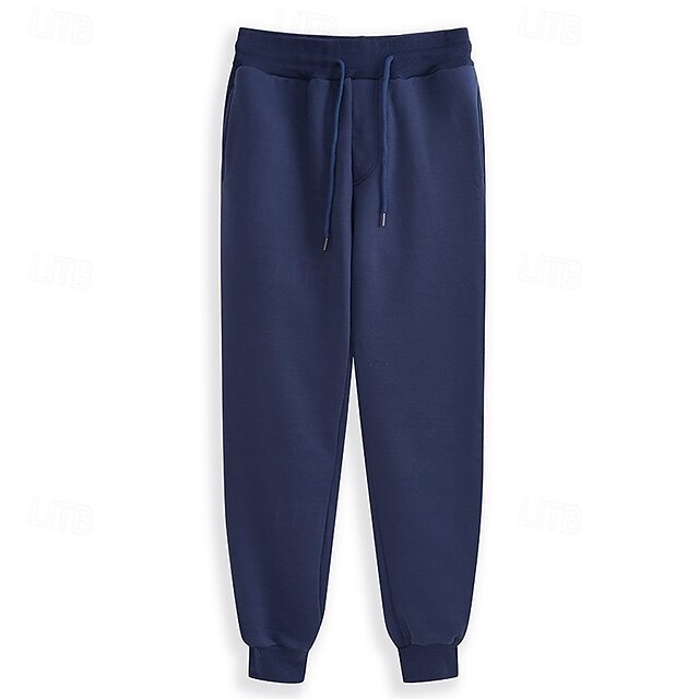 Mens 7 Pack Fleece Workout Jogger Sweatpants With Pocket and Drawstring Size S-3XL