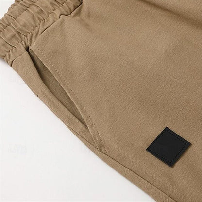 Men's Solid Color Casual Outdoor Sweatpants With Pocket and Drawstring