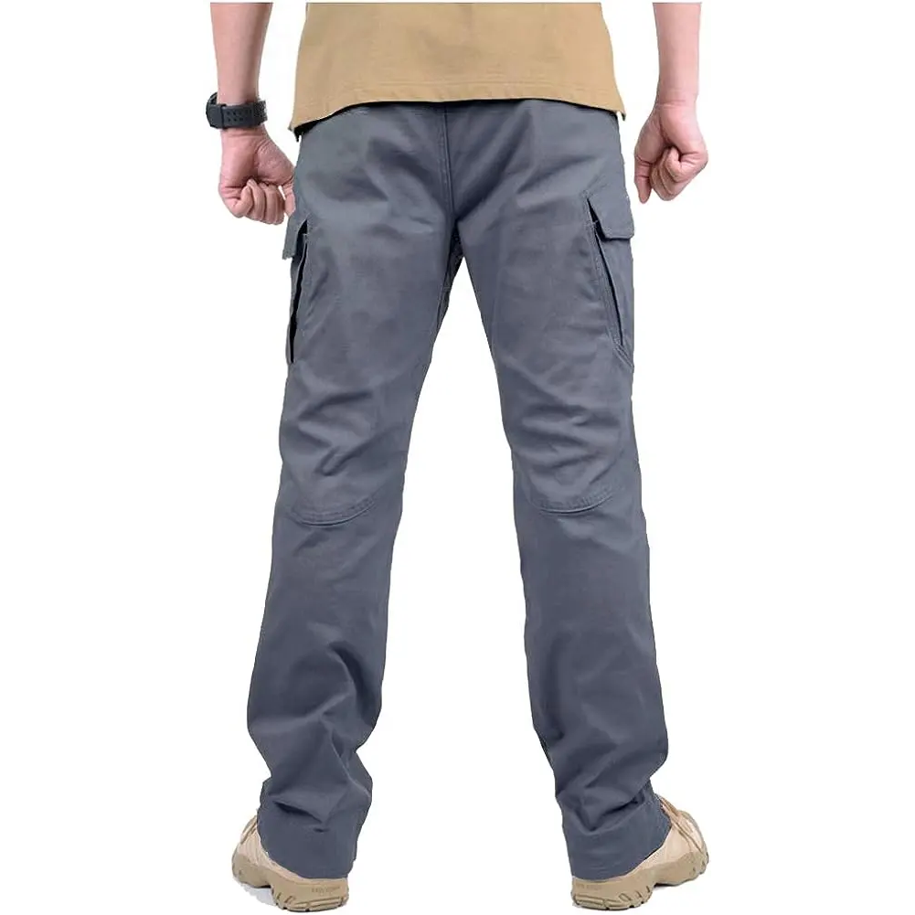 Men's Assault Tactical Pants Lightweight Cotton Outdoor Military Combat Cargo Trousers