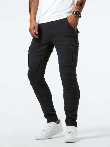 BNAGEROW - STRETCH CARGO JEANS