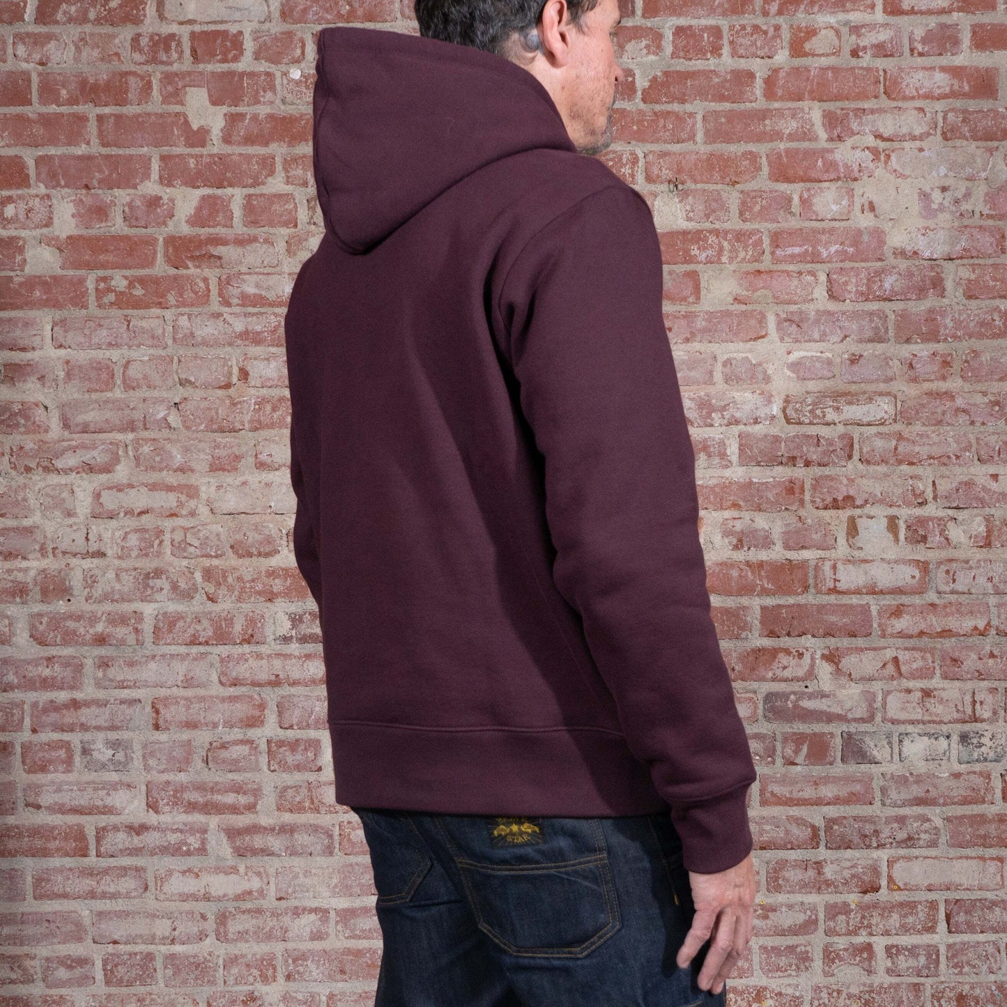 BNAGEROW - PULLOVER HOODIE - Oxblood