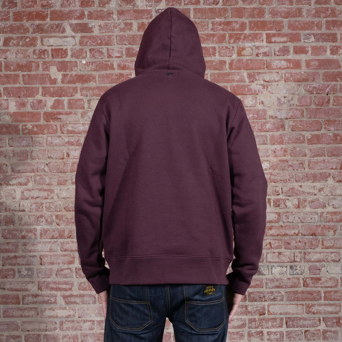 BNAGEROW - PULLOVER HOODIE - Oxblood