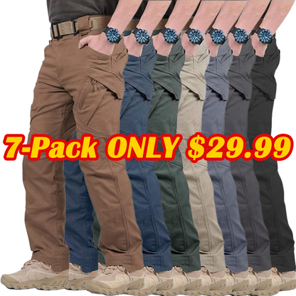 Men's Assault Tactical Pants Lightweight Cotton Outdoor Military Combat Cargo Trousers