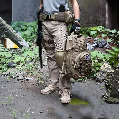 Men's Assault Tactical Pants Lightweight Cotton Outdoor Military Combat Cargo Trousers