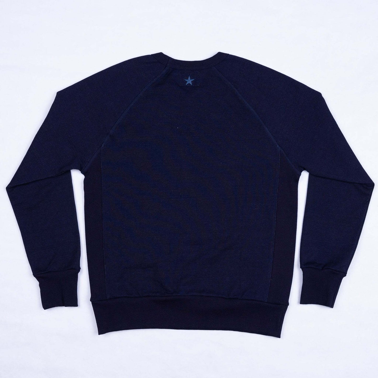 BNAGEROW - Raw Indigo Crew Sweatshirt