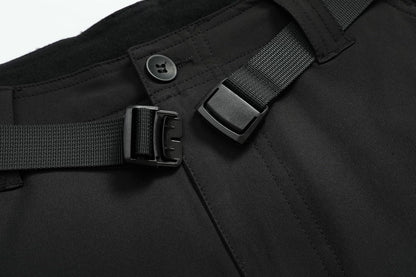 Men's Lightweight Cargo Pants Waterproof Quick Dry Tactical Pants Outdoor Hiking Pants with Belt