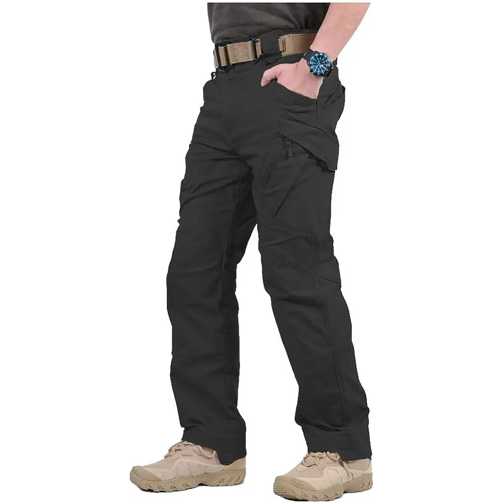 Men's Assault Tactical Pants Lightweight Cotton Outdoor Military Combat Cargo Trousers