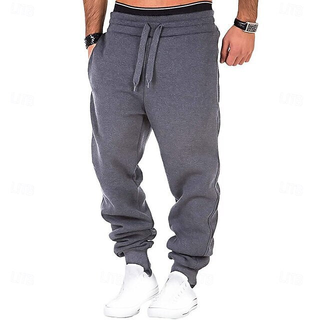 Mens 7 Pack Fleece Workout Jogger Sweatpants With Pocket and Drawstring Size S-3XL