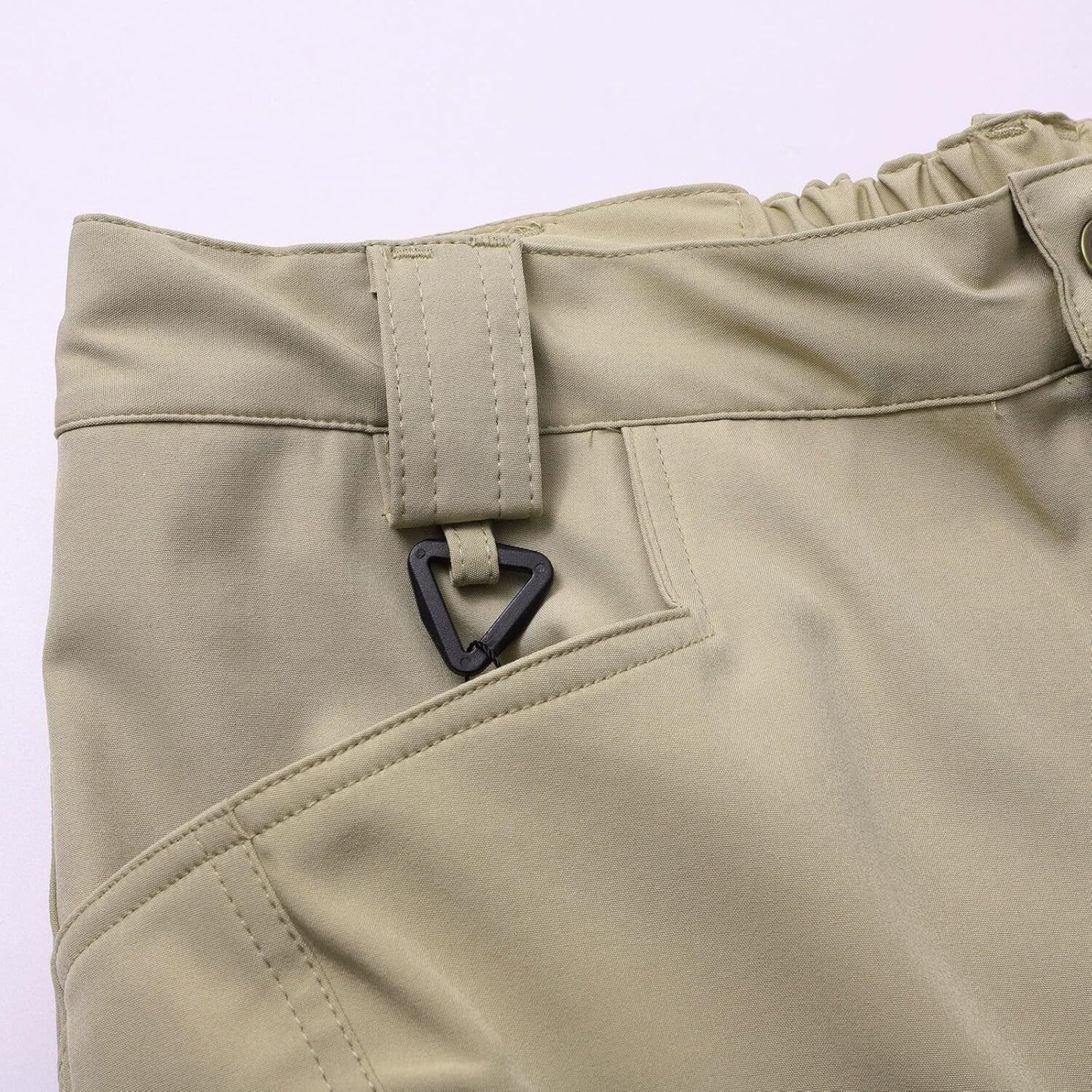 Men Tactical Pants Baggy Outdoor Waterproof Hiking Work Pants Water Resistant Multi Pockets Wild Cargo Pants