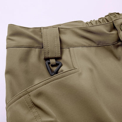 Men Tactical Pants Baggy Outdoor Waterproof Hiking Work Pants Water Resistant Multi Pockets Wild Cargo Pants